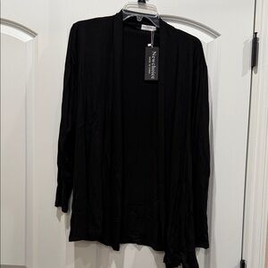 New Directions Elegant Black Cardigan